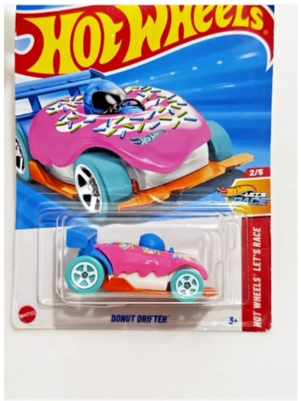 Hot Wheels Donut Drifter Netflix Let's Race 2024 40/250 2/5 New Sealed
